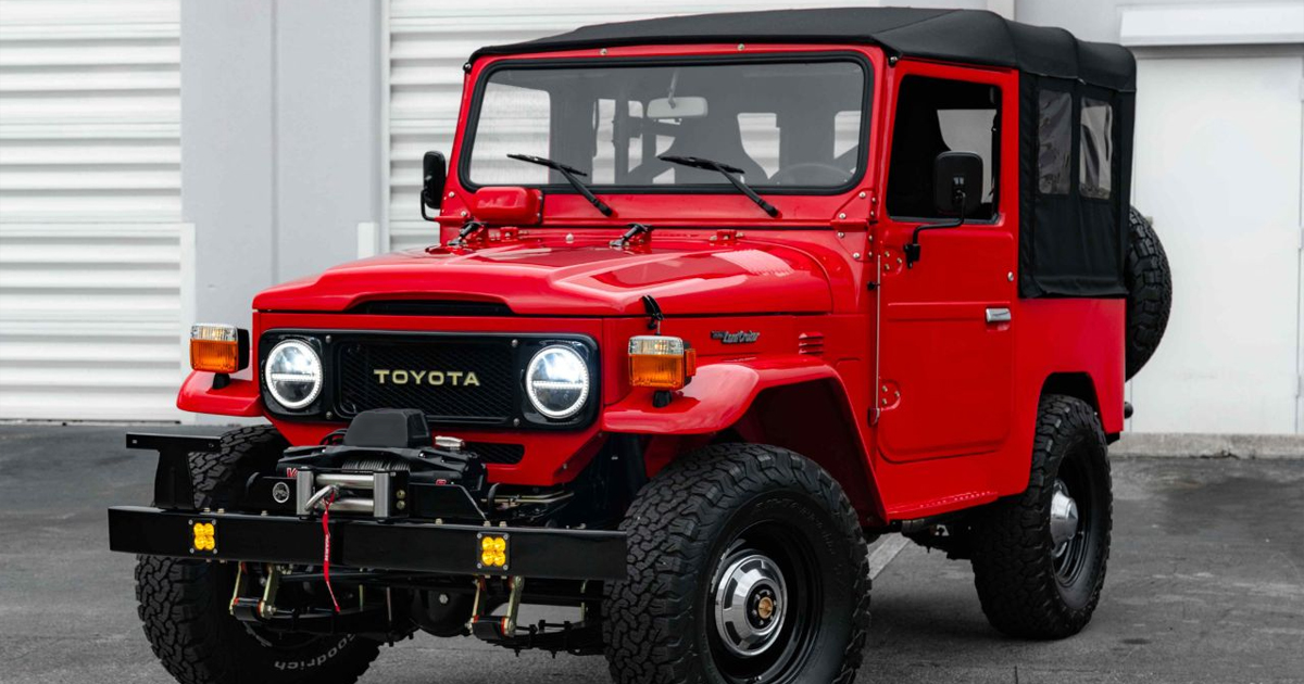 Le légendaire Land Cruiser est très prisé par les collectionneurs