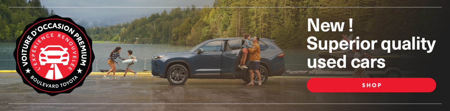 Discover our Toyota Premium used cars – by Boulevard Toyota 